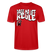 PASS MA UFF KEULE-Unisex T-Shirt BIO II - Rot