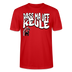 PASS MA UFF KEULE-Unisex T-Shirt BIO II - Rot