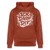 ICK DARF DIT-Unisex Bio-Hoodie mit Berliner Spruch - Terrakotta