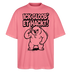 Berlin Shirt-ICK GLOOB ET HACKT-Oversized Unisex Bio T-Shirt - Pink 