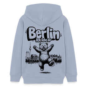 Berlin Souvenir-Teenager Bio-Hoodie-BERLIN ICK LIEBE DIR - Lavendel-Violett