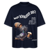 WAT KIEKSTN SO?-Oversized Unisex Bio T-Shirt II - Navy