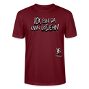 ICK BIN DA-Unisex BIO T-Shirt - Burgunderrot