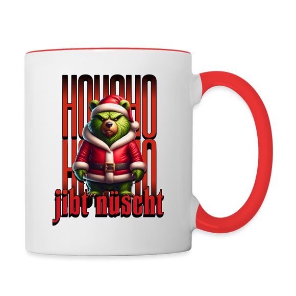 HOHOHO jibt nüscht - Tasse - Weiß/Rot
