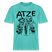 ATZE-beste Freunde-RELAXED FIT Unisex Organic T-Shirt - Poolblau