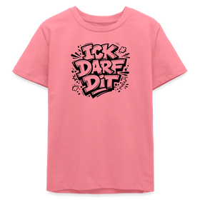 ICK DARF DIT-Teenager T-Shirt für Berliner Gören - Pink 
