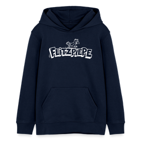 FLITZPIEPE-Teenager Bio-Hoodie - Navy