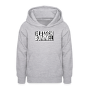WIE LATSCH UND BOMMEL - Teenager Hoodie - Hellgrau meliert