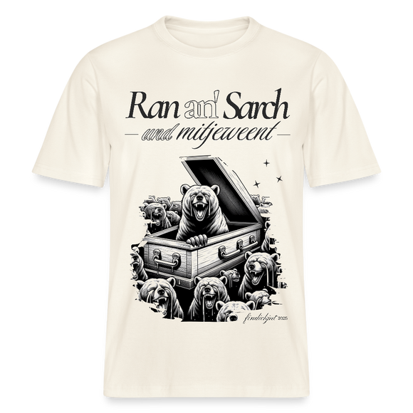 Ran an Sarch-Relaxed Fit Unisex Bio-T-Shirt I - Naturweiß 