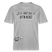JEH MIR NICH UFFN KEKS!-Relaxed Fit Unisex Bio-T-Shirt - Grau meliert