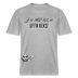 JEH MIR NICH UFFN KEKS!-Relaxed Fit Unisex Bio-T-Shirt - Grau meliert