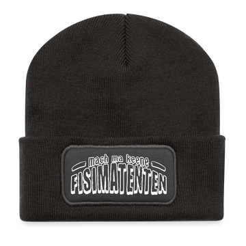 Berliner Schnauze-MACH MA KEENE FISIMATENTEN-Beanie - Dunkelgrau