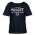 Berliner Spruch-ICK BIN NÜSCHT FÜR SCHWACHE NERVEN-Rundhals Frauen Bio-T-Shirt - Navy