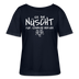 Berliner Spruch-ICK BIN NÜSCHT FÜR SCHWACHE NERVEN-Rundhals Frauen Bio-T-Shirt - Navy