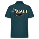 Weihnachten Berlin-JIBT NÜSCHT IHR FLITZPIEPEN-Unisex Bio-Poloshirt PREPSTER - Dunkles Petrol