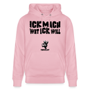 ICK MACH WAT ICK WILL-Unisex Bio-Hoodie II - Hellrosa