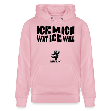 ICK MACH WAT ICK WILL-Unisex Bio-Hoodie II - Hellrosa