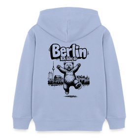 Berlin Souvenir-Kinder Bio-Hoodie-BERLIN ICK LIEBE DIR - Sky