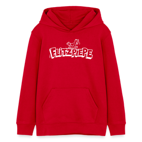 FLITZPIEPE-Teenager Bio-Hoodie - Rot