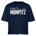 MUMPITZ-Frauen Boxy Bio-T-Shirt-dunkel - Navy
