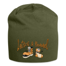 LATSCH UND BOMMEL - Jersey-Beanie - Olive