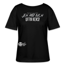 JEH MIR NICH UFFN KEKS-Rundhals Frauen Bio-T-Shirt - Schwarz