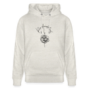 KLADDERADATSCH - Unisex Bio-Hoodie - Beige meliert
