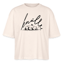 KNÜLLE - Frauen Boxy Bio-T-Shirt - Naturweiß