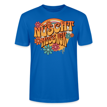 BERLINER RETRO-NÜSCHT MUSS ICK-Unisex T-Shirt BIO - Pfauenblau