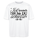ICK KNUTSCH DIR - Unisex Oversize Bio-T-Shirt BLASTER - Weiß