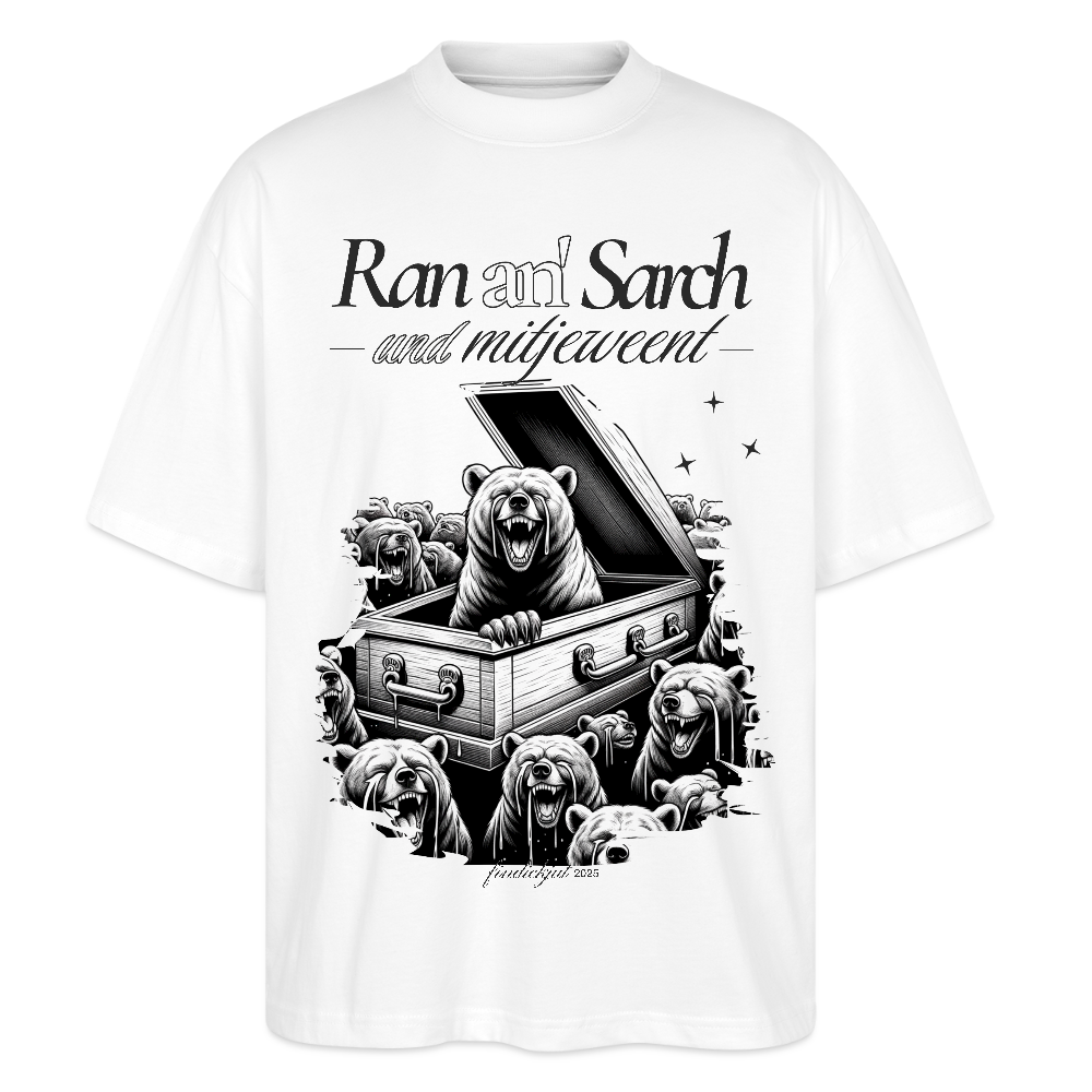 Ran an Sarch-Oversized Unisex Bio T-Shirt I - Weiß