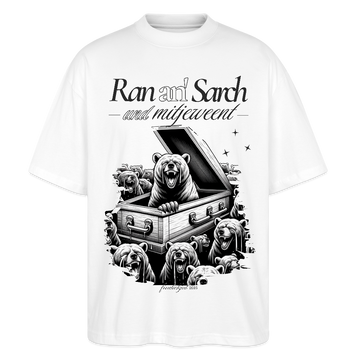 Ran an Sarch-Oversized Unisex Bio T-Shirt I - Weiß