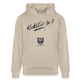 KIEKST'N SO?-Unisex Bio-Hoodie - Beige