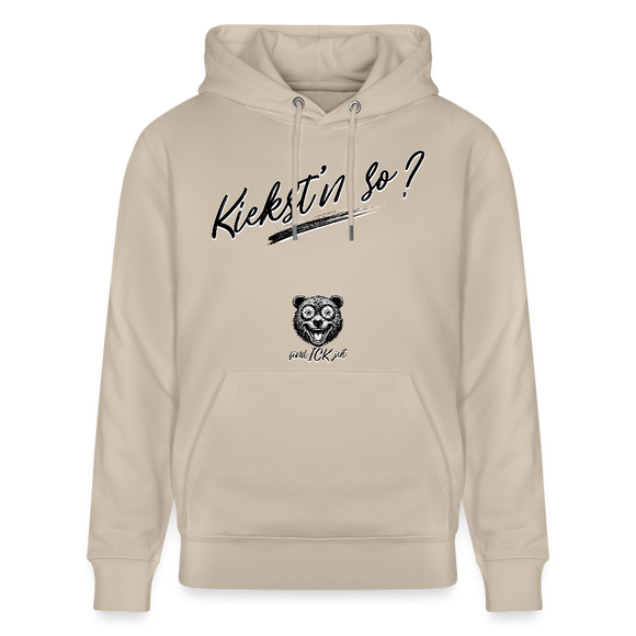 KIEKST'N SO?-Unisex Bio-Hoodie - Beige
