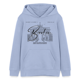 BERLIN-Teenager Bio-Hoodie - Sky