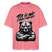 Dit is mir SCHNURZPIEPEOversized Unisex Bio T-Shirt - Pink 