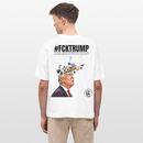 #FCKTRUMP-Oversized Unisex Bio T-Shirt - Weiß
