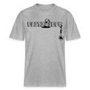EINE FLITZPIEPE - Relaxed Fit Unisex Bio-T-Shirt - Grau meliert
