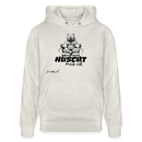 NÜSCHT MUSS ICK-Unisex Bio-Hoodie - Beige meliert
