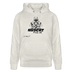 NÜSCHT MUSS ICK-Unisex Bio-Hoodie - Beige meliert