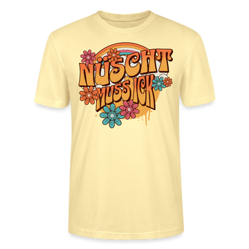 BERLINER RETRO-NÜSCHT MUSS ICK-Unisex T-Shirt BIO - Creme