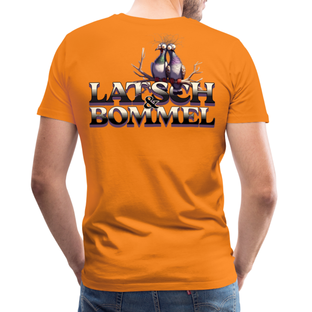 BERLINER LATSCH UND BOMMEL - Männer Premium T-Shirt - Orange