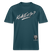 weisser Handschriftlich gestalteter Schriftzug „Kiekst’n so?“ im Stil der Berliner Schnauze- auf relaxed fit geschnittenem Bio unisex shirt-Dunkles Petrol