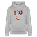 ICK LIEBE DIR-Unisex Bio-Hoodie - Grau meliert