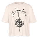 KLADDERADATSCH - Frauen Boxy Bio-T-Shirt - Naturweiß