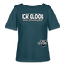 ICK GLOOB MEEN SCHWEIN PFEIFT-Rundhals Frauen Bio-T-Shirt - Dunkles Petrol