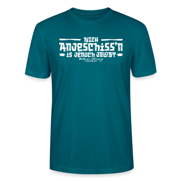 Berliner Spruch-Berliner Lob-NICH ANJESCHISSN-Unisex T-Shirt - Ozeanblau