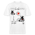 Berlin-T-Shirt-BERLINER KNORKE-Relaxed Fit Unisex Bio-T-Shirt - Weiß