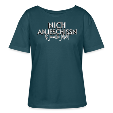 Berliner Effizienz-DIT LOB-Rundhals Frauen Bio-T-Shirt - Dunkles Petrol