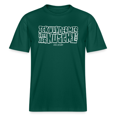 BERLINER SPRUCH-ICK WUNDER MIR- RELAXED FIT Unisex BIO T-Shirt - Forest